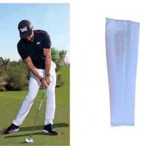 🆕 David Leadbetter white golf pants flat front Jos. A. Bank  Men's 38 x 29